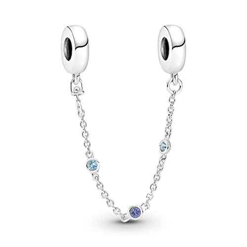 PANDORA Moments Drei Blaue Steine Komfortkette aus Sterling-Silber mit Cubic Zirkonia, Kompatibel Moments Armbänder, Gr. 5, 791688C01-05 PANDORA Moments Drei Blaue Steine Komfortkette aus Sterling-Silber mit Cubic Zirkonia, Kompatibel Moments Armbänder, Gr. 5, 791688C01-05 von PANDORA