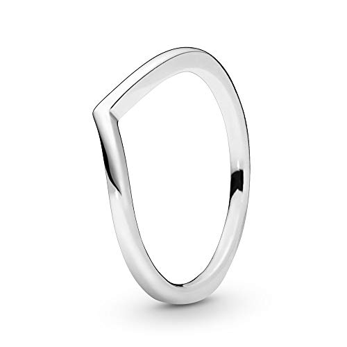 PANDORA Polished Wishbone Ring Sterling-Silber Größe 52 von PANDORA