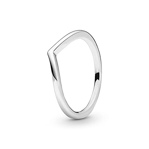 PANDORA Polished Wishbone Ring Sterling-Silber Größe 52 von PANDORA