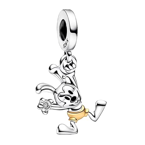 Pandovo Charm Anhänger Damen 925 Sterling Silber für Armband Charms Beads passend für Pandora Armband und Halskette, Kompatibel mit Europäischen Armbänder für Frauen Mädchen von Pandovo
