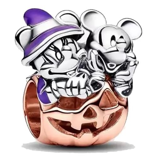 Pandovo Charm Anhänger 925 Sterling Silber 5A Zirkonia für Pandora-Armband Charm Bead Pendant Dangle kompatibel mit Europäische Armbänder Halsketten Schmuck Geschenk für Damen Frauen von Pandovo