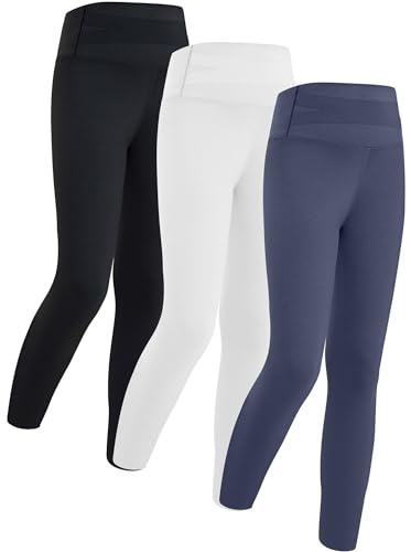 Mädchen Leggings Bauch Kompression in voller Länge Tanzen Hosen elastisch weiten hohe Taille Haut Hose Plain Kinder Hosen 11-12 Jahre von Panegy