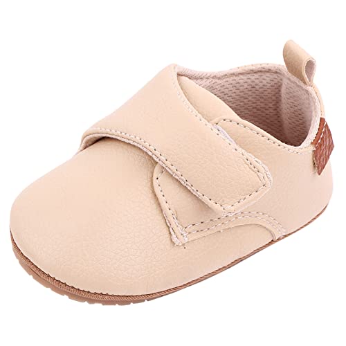 Panegy Baby Lauflernschuhe Kleinkind Weiche Bequem Krabbelschuhe Jungen Mädchen Anti-Rutsch PU-Leder Babyschuhe mit Klettverschluss von Panegy