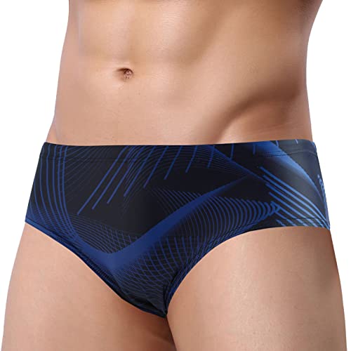 Panegy Herren Badehose Slip Schnelltrocknend Schwimmhose Wassersport Bademode Schwimm Badeslip Hersteller 4XL/ DE Größe XL-Schwarz 3 von Panegy