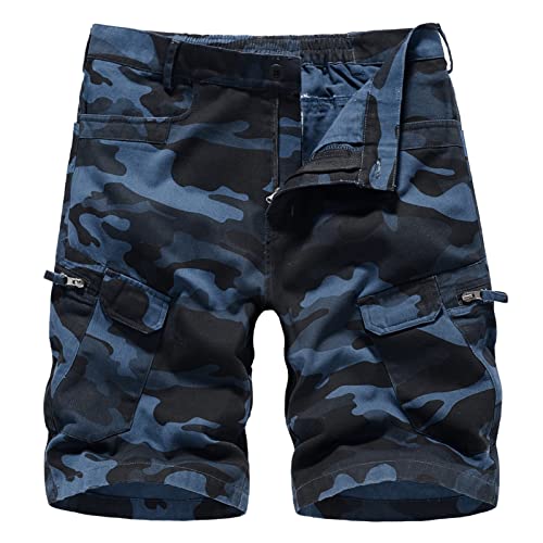 Panegy Herren Cargobermudas Kurz Chino Hose Legend Shorts Männer Freizeitshors Camouflage F Größe 36 von Panegy