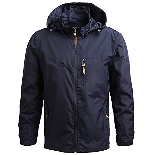 Panegy Herren Outdoor Jacke mit abnehmbarem Kapuzen Sport Funktions Jacke Dünne Reißverschluss Mesh-Liner Windjacke Panegy Herren Outdoor Jacke mit abnehmbarem Kapuzen Sport Funktions Jacke Dünne Reißverschluss Mesh-Liner Windjacke von Panegy