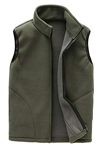 Panegy Männer Fleece Weste Outdoor Sport Bodywarmer Gilet Herbst Winter Vest mit Seitentasche von Panegy
