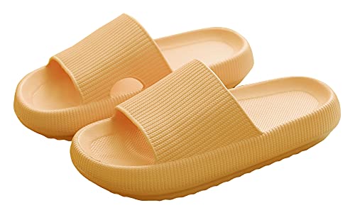 Panegy Unisex Badeschuhe Damen Hausschuhe Herren rutschfest Badelatschen Plattform Badeschlappen Sommer Garten Slides Sandalen von Panegy