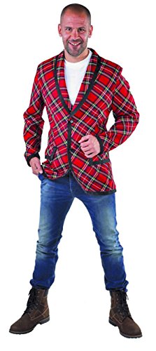 Panelize Kariertes Sakko Schottenmuster Schotte Schottenjacke S bis XXL (Small) von Panelize