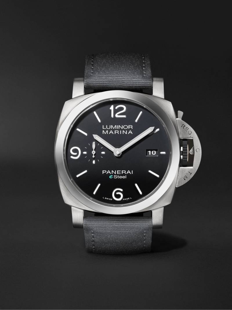 Panerai - Luminor Marina Automatic 44mm eSteel and Recycled PET Watch, Ref. No. PAM01158 - Men - Black von Panerai