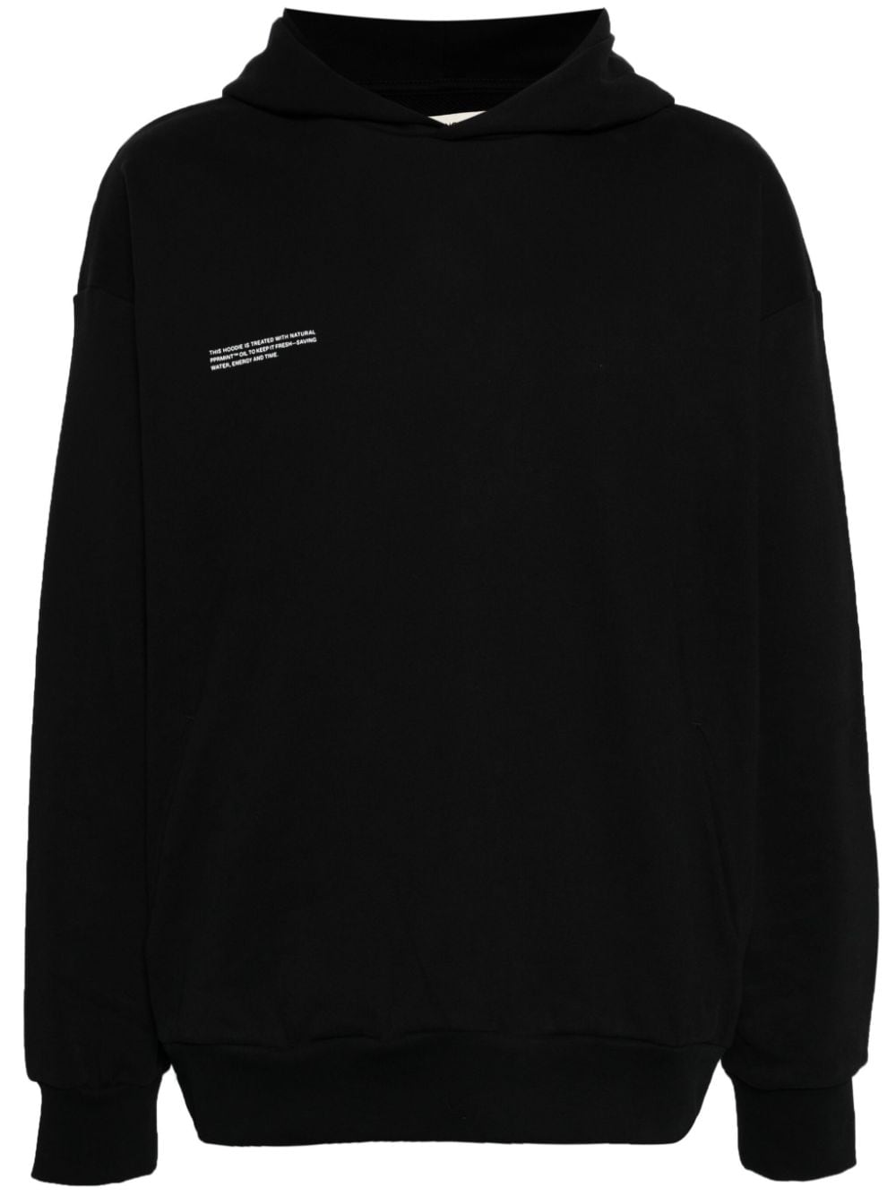 Pangaia Hoodie aus Bio-Baumwolle mit Logo-Print - Schwarz von Pangaia