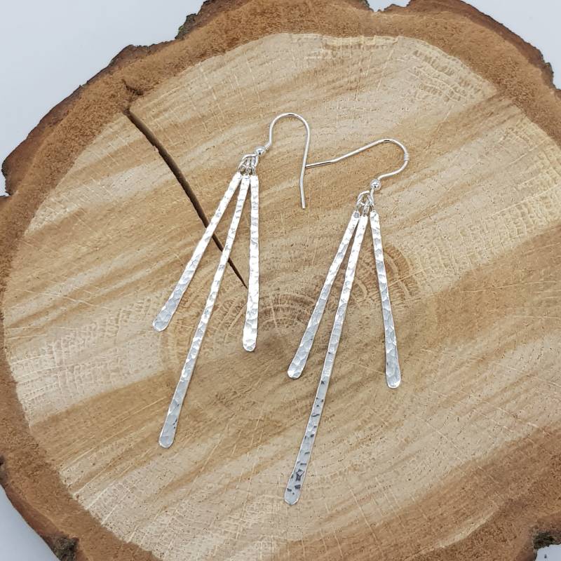 sterling Silber Tropfen Ohrringe sterling Silber Tropfen Ohrringe von PangolinCreations