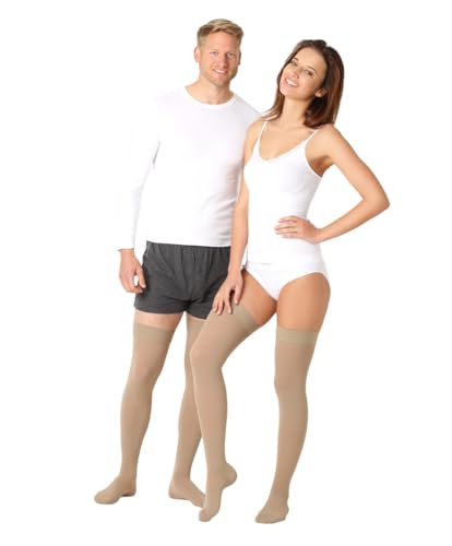 Pani TERESA MEDICA Kompressionsstrümpfe Thrombosestrümpfe Medizinische Kompressionssocken Überkniestrumpfe Frauen Und Männer Beige Pani TERESA MEDICA Kompressionsstrümpfe Thrombosestrümpfe Medizinische Kompressionssocken Überkniestrumpfe Frauen Und Männer Beige von Pani TERESA MEDICA