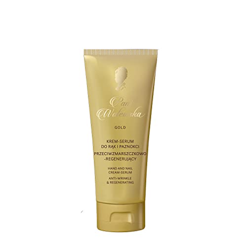 Pani Walewska Gold - Creme und Serum für Hände und Nägel Anti-Falten - Regenerativ - Handschutzcreme - Hand and Nail Cream - Stärkt die Nägel und Spendet der Haut Feuchtigkeit - Glättet von Pani Walewska