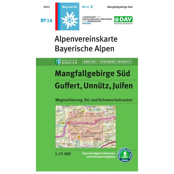 Panico - Mangfallgebirge Süd - Wanderkarte 3. Ausgabe 2023 von Panico