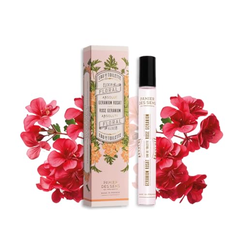 Panier des Sens - Roll-on Parfüm Damen - Rose Geranium - Florales Parfüm - Eau de toilette aux Absolues de Parfum - Roll on 10ml von Panier des Sens