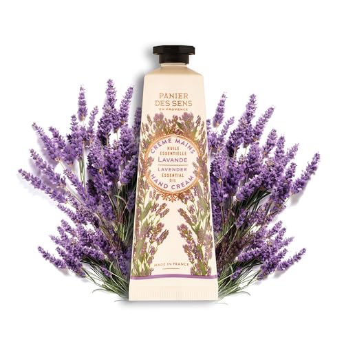 Panier des Sens - Handcreme für trockene Haut Lavendel – Mini-Handcreme, feuchtigkeitsspendend – Sheabutter & Olivenöl – Handpflege – 97% natürliche Inhaltsstoffe – 30 ml von Panier des Sens