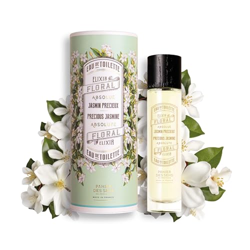 Panier des Sens - Eau de Toilette - Jasmin für Frauen - Blumiger Duft - Langanhaltendes, natürliches Parfum - Haar & Körper - Vegan-freundlich - Eau de Parfum Made in France - 50ml von Panier des Sens
