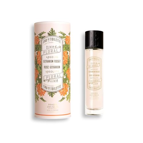 Panier des Sens - Eau de Toilette - Geranium für Frauen - Blumiger Duft - Langanhaltendes, natürliches Parfum - Haar & Körper - Vegan-freundlich - Eau de Parfum Made in France - 50ml von Panier des Sens