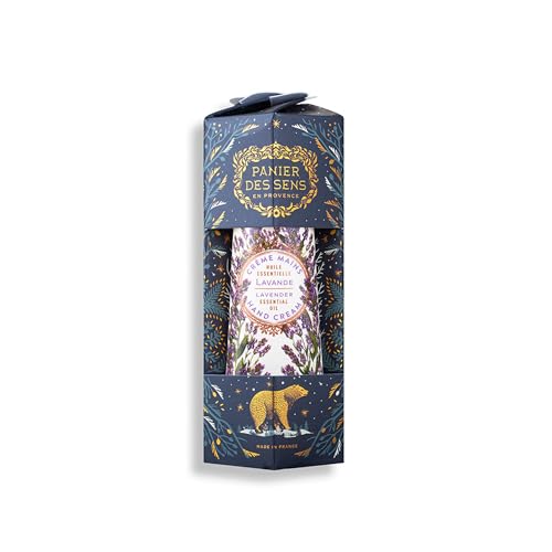 Panier des Sens - Kleine Handcreme - Lavendel Feuchtigkeitsspendende Handcreme Weihnachtskollektion - Mit Sheabutter & Olivenöl - 97% natürliche Inhaltsstoffe - Weihnachtsedition - 30 ml von Panier des Sens