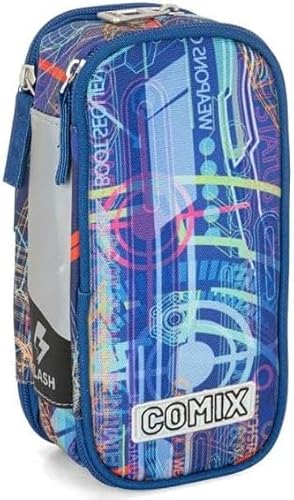 Comix Flash Federmäppchen Maxi Zip CYBER von Panini