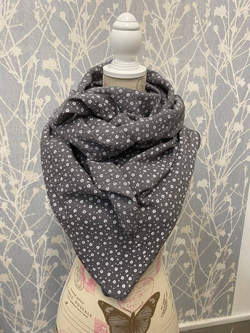 Musselintuch Xxl Blumen Damen von Panjona