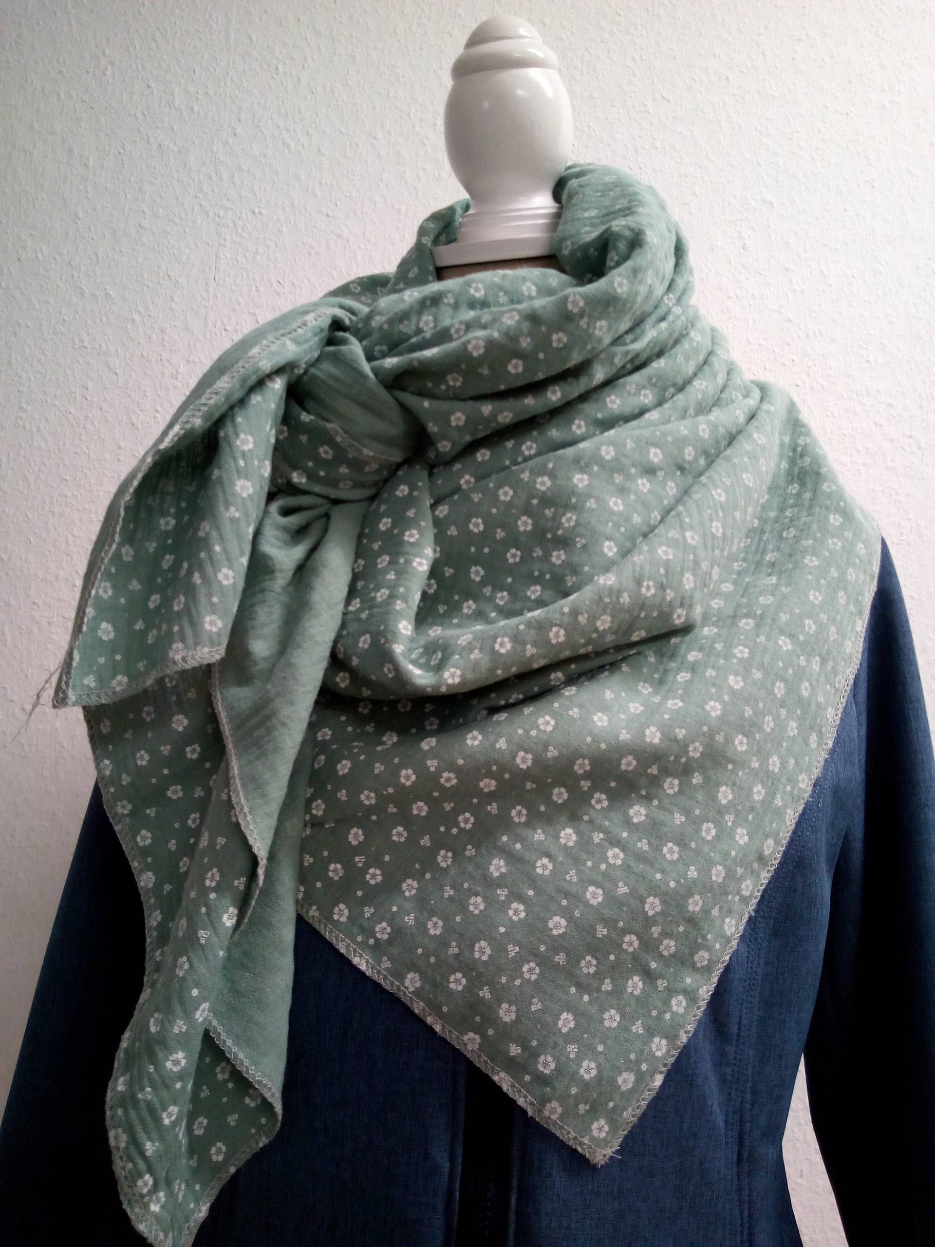 Musselintuch Xxl Blumen Damen von Panjona