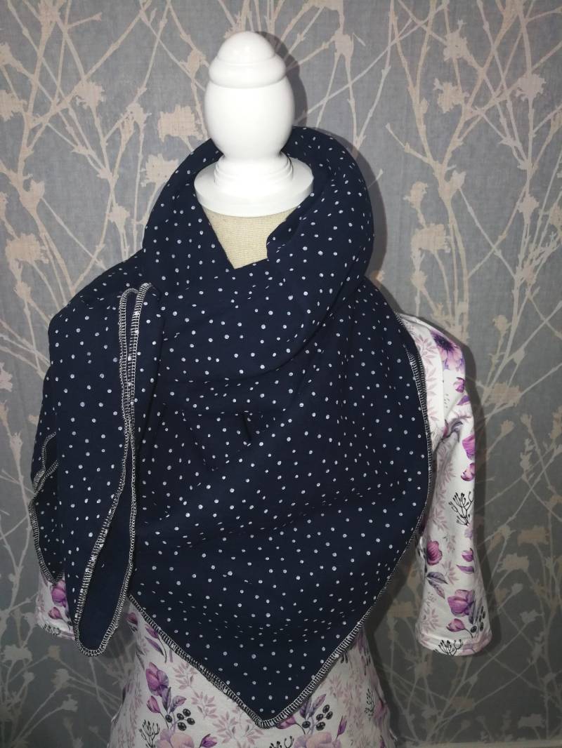 Musselintuch Xxl Punkte Damen von Panjona