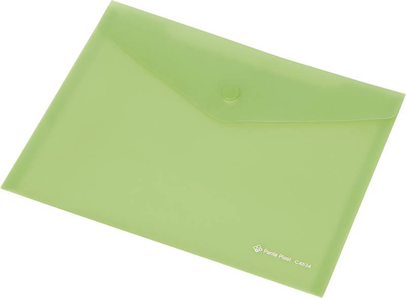 Panta Plast Dokumententasche Dokumentenhülle A5 Druckknopf pastellgrün Panta Plast Dokumententasche Dokumentenhülle A5 Druckknopf pastellgrün von Panta Plast