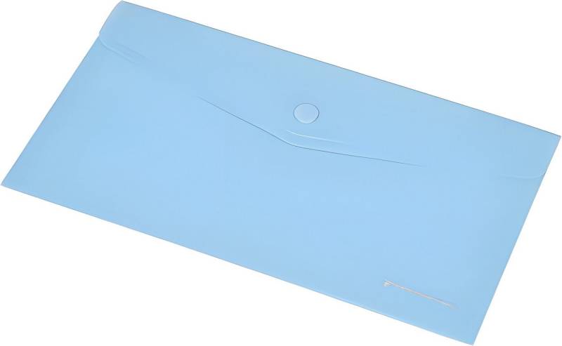 Panta Plast Dokumententasche Dokumentenhülle DL mit Druckknopf pastellblau Panta Plast Dokumententasche Dokumentenhülle DL mit Druckknopf pastellblau von Panta Plast