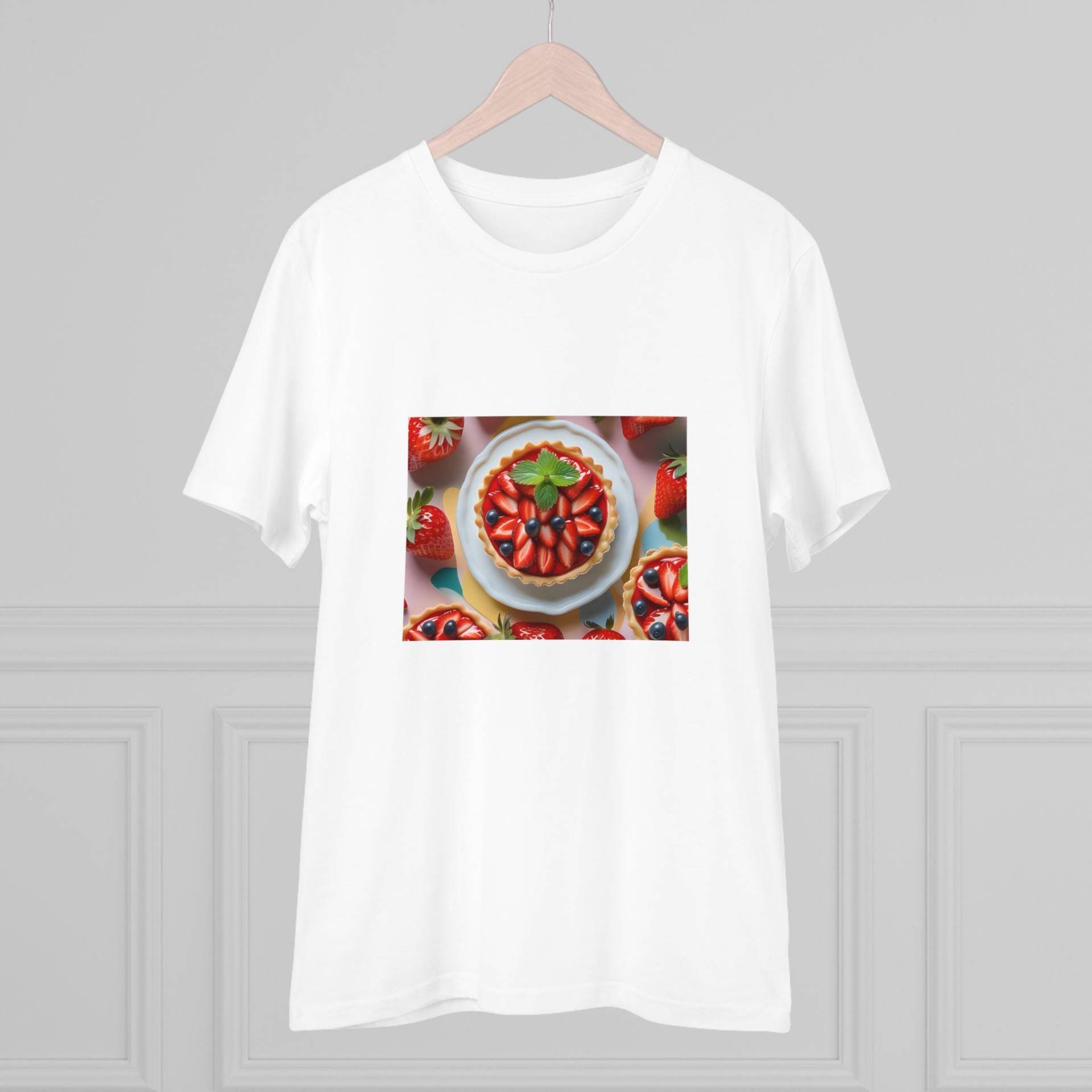 Leckere Desserts - Bio-T-Shirt Geburtstag Erdbeere Foodie-Grafik-T-Shirt Trendige Streetwear Unisex-Design Einzigartiges T-Shirt Geschenk Leckere Desserts - Bio-T-Shirt Geburtstag Erdbeere Foodie-Grafik-T-Shirt Trendige Streetwear Unisex-Design Einzigartiges T-Shirt Geschenk von Pantehes