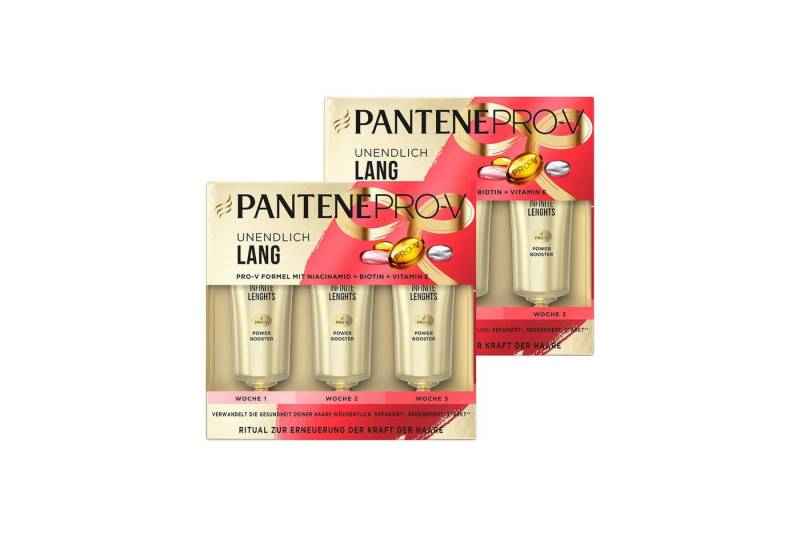 Pantene Haarspülung 2 x Pantene Pro-V Power Booster Haarpflege Ampullen Unendlich Lang je von Pantene