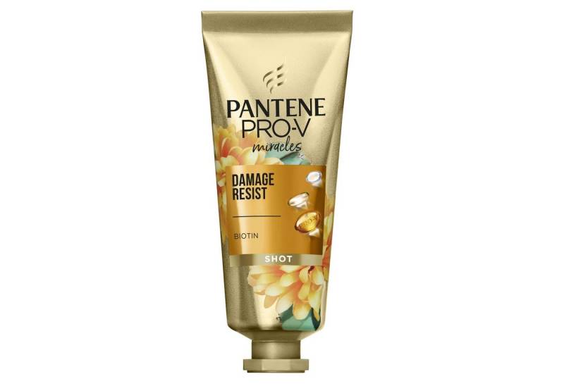 Pantene Haarspülung Miracles Damage Resist Shot mit Biotin - 8er-Pack (8x 25 ml) von Pantene