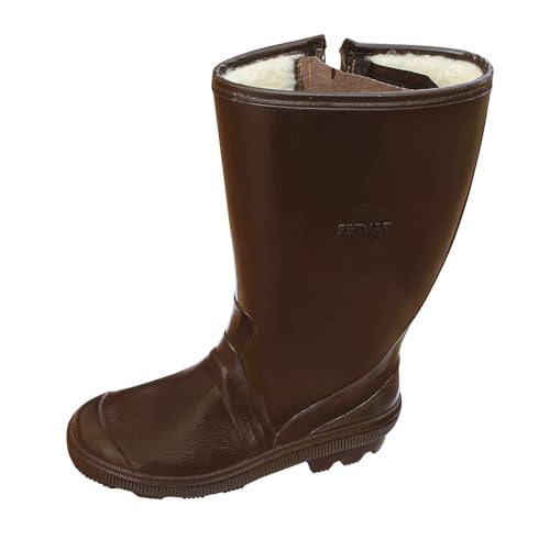 Panter Ingenio 381052727 Gummistiefel Klasse 0 mit Wollfutter Braun Größe: 41 von Panter