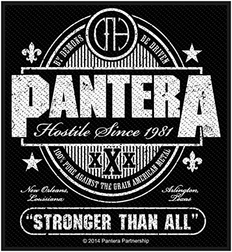 PANTERA Aufnäher - Stronger Than All Patch - Gewebt & Lizenziert !! von PANTERA