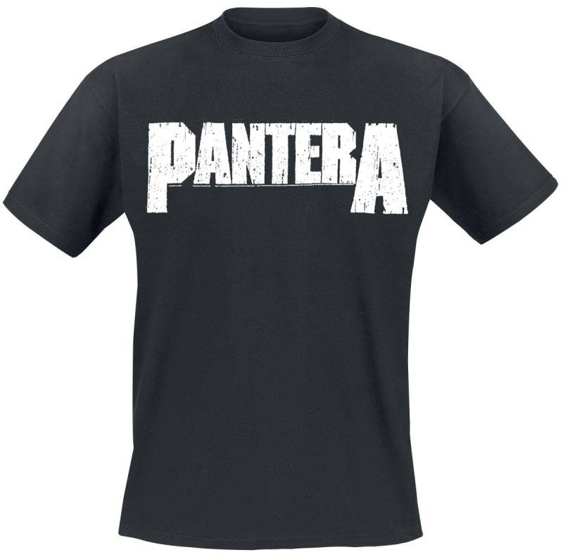 Pantera Logo T-Shirt schwarz in XXL von Pantera