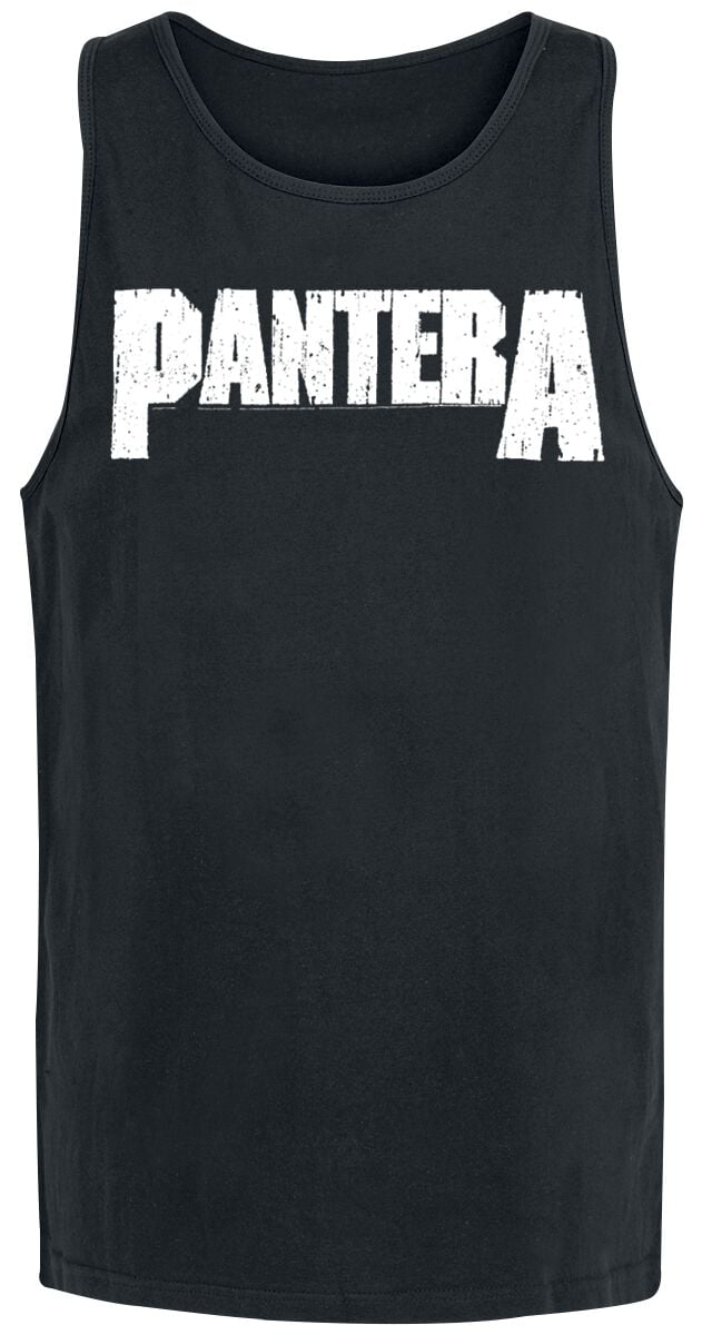 Pantera Logo Tank-Top schwarz in XL von Pantera
