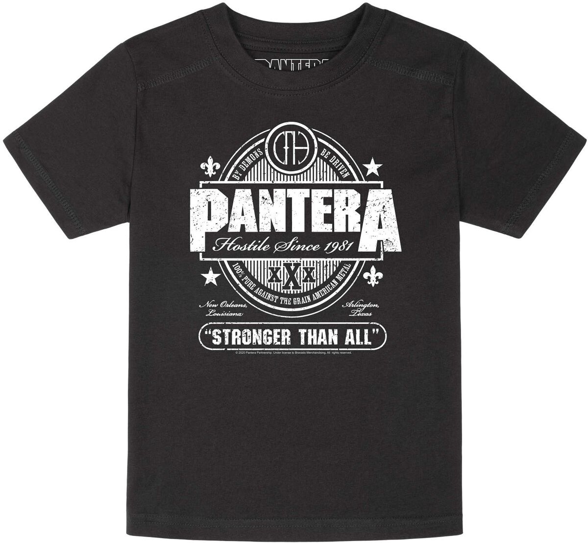 Pantera Metal-Kids - Stronger Than All T-Shirt schwarz in 116 von Pantera