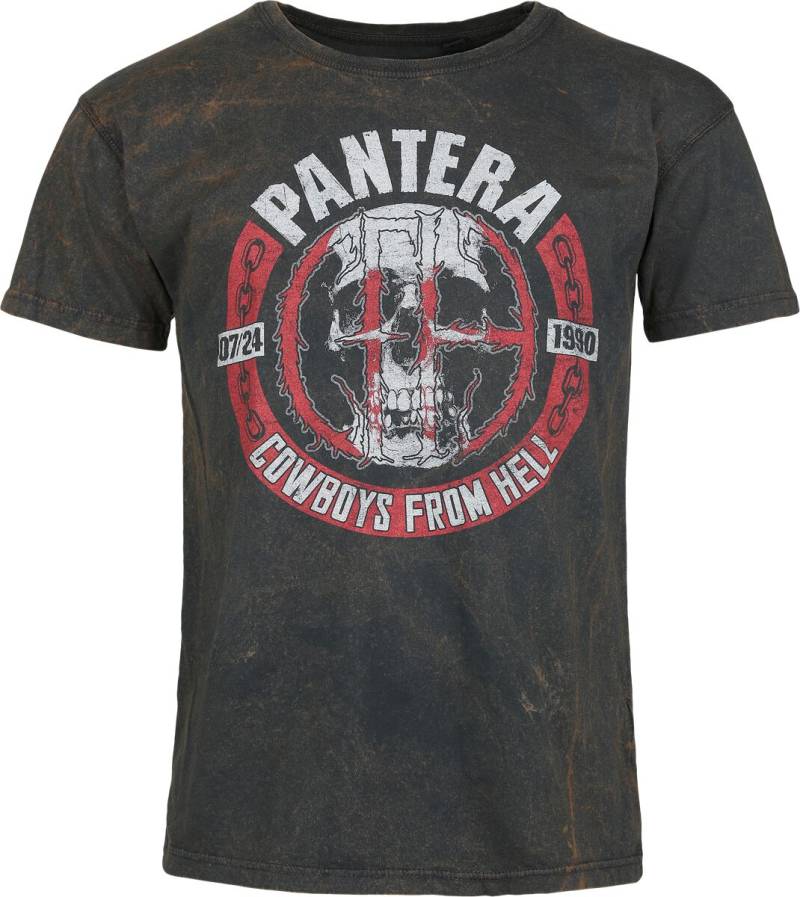 Pantera Skull Circle T-Shirt rost in M von Pantera