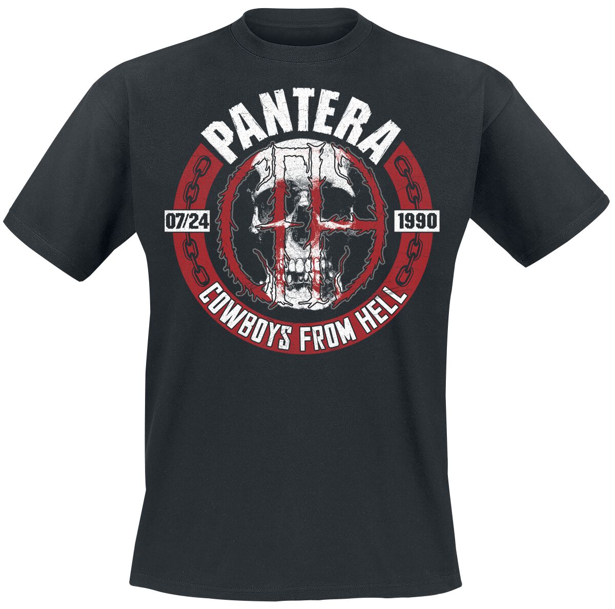 Pantera Skull Circle T-Shirt schwarz in M Pantera Skull Circle T-Shirt schwarz in M von Pantera
