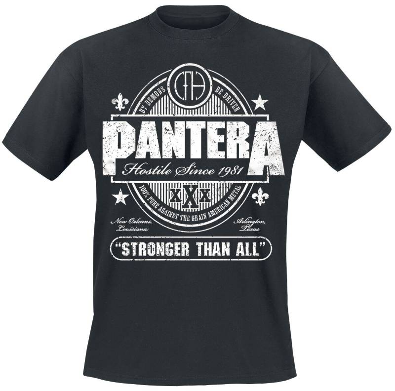 Pantera Stronger Than All T-Shirt schwarz in XXL von Pantera