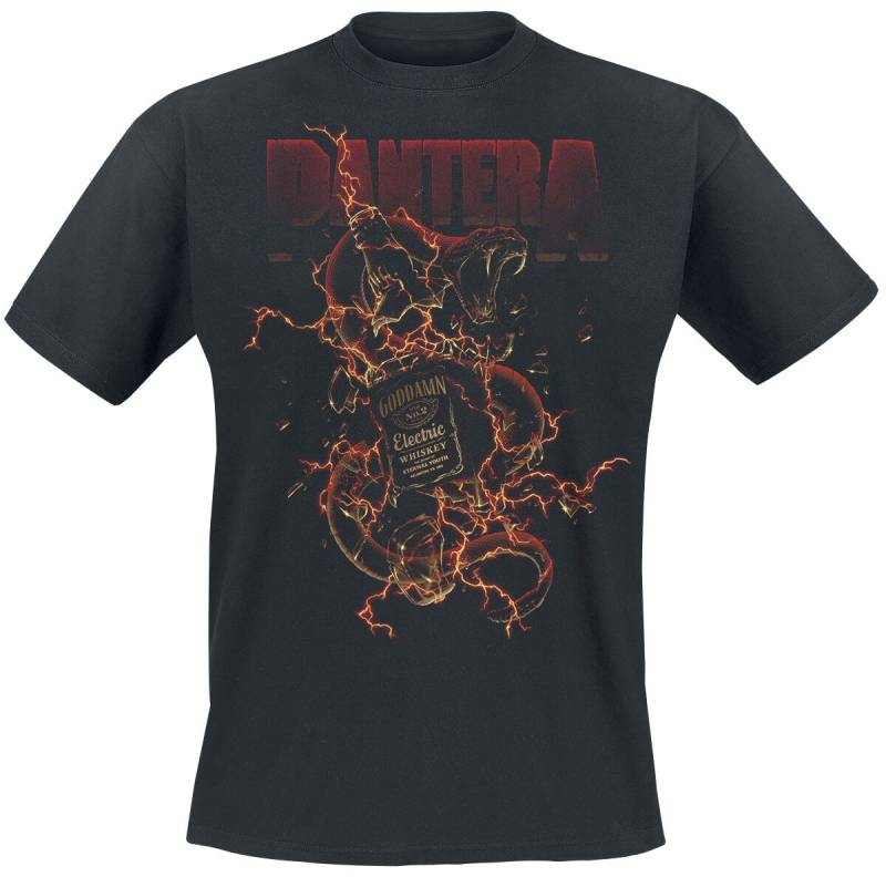 Pantera T-Shirt - Whiskey Snake - XXL bis 3XL - für Männer - Größe XXL - schwarz  - Lizenziertes Merchandise! von Pantera