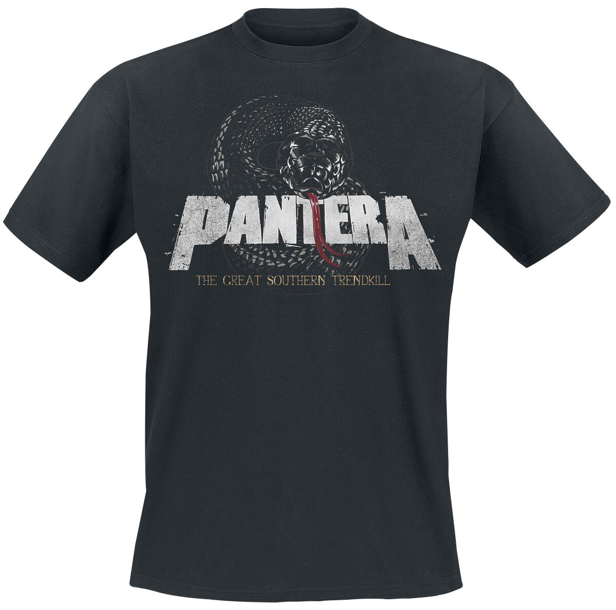 Pantera Trendkill Snake T-Shirt schwarz in XXL von Pantera