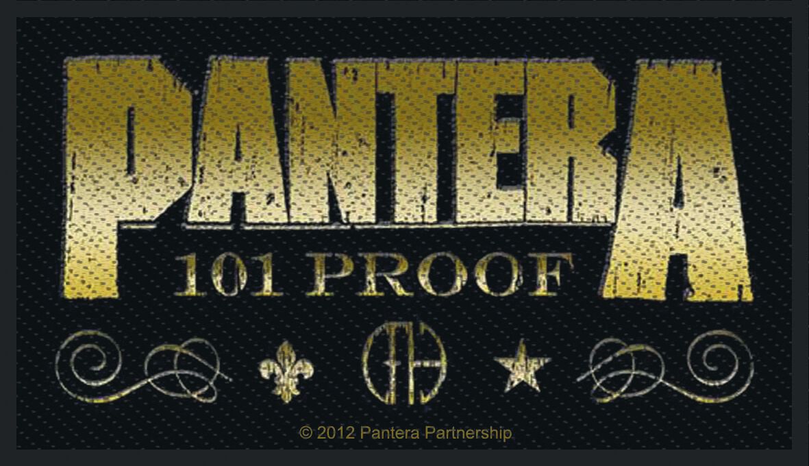 Pantera Whiskey Label Patch multicolor von Pantera