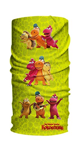 Panther Kleiner Drache Kokosnuss Freunde Schlauchtuch I Kinder Schlauchschal | Atmungsaktives Multifunktionstuch | Made in Germany I Ökotex100 I Loopschal von Panther