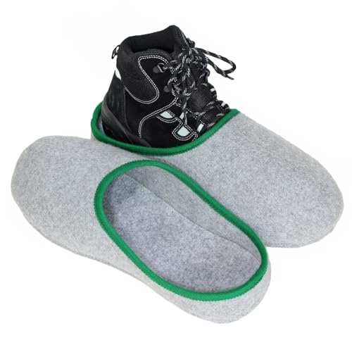 Pantoffelmann sur-chaussures en feutre | Protège-chaussures pour chaussures de travail avec semelle en feutre | Taille unique jusqu’au 46 | Chaussons artisans pour protection du sol von Pantoffelmann