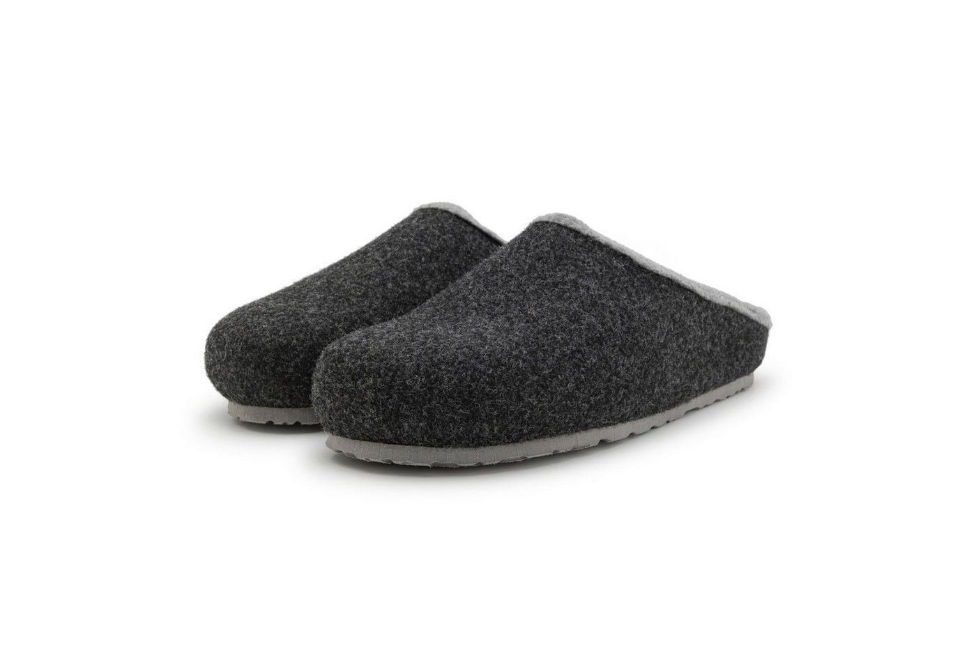 Pantoffelmann Filzclogs mit Fußbett Filzhausschuhe Herren Damen Filz Clog Hausschuhe Hausschuh (1 Paar) hoher Tragekomfort, angenehme Passform von Pantoffelmann