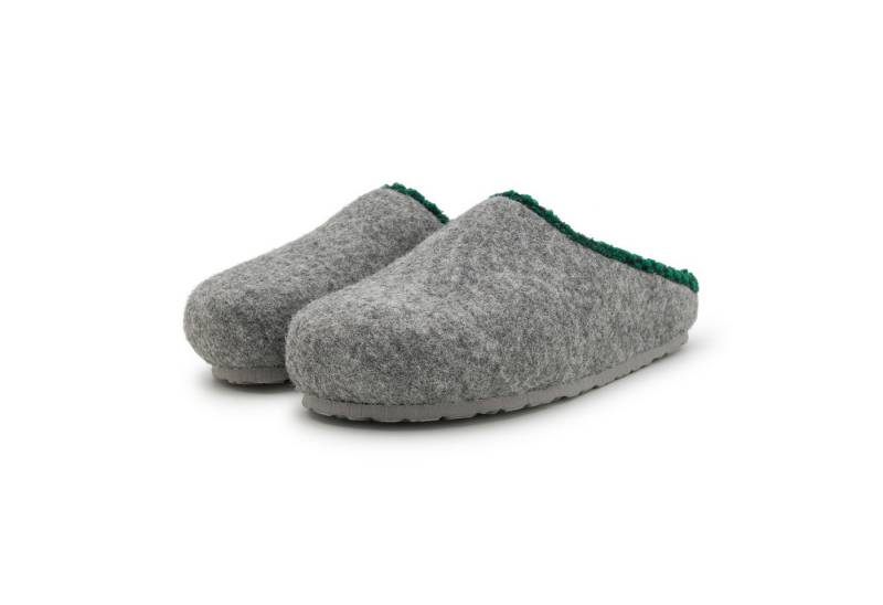 Pantoffelmann Filzclogs mit Fußbett Filzhausschuhe Herren Damen Filz Clog Pantoffel Hausschuh (1 Paar) hoher Tragekomfort, angenehme Passform von Pantoffelmann