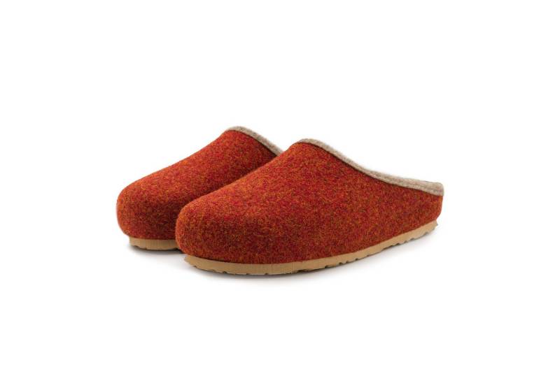 Pantoffelmann Filzclogs mit Fußbett Filzhausschuhe Herren Damen Filz Clog Pantoffel Hausschuh (1 Paar) hoher Tragekomfort, angenehme Passform von Pantoffelmann