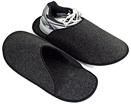 Pantoffelmann Museumspantoffel Anthrazit Gr. M von Pantoffelmann